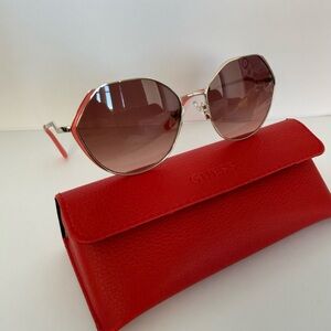 NEW!!! Guess metal women sunglasses GU7842 32F Authentic